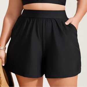 BloomChic High-waisted Swim Shorts 18-20 2X